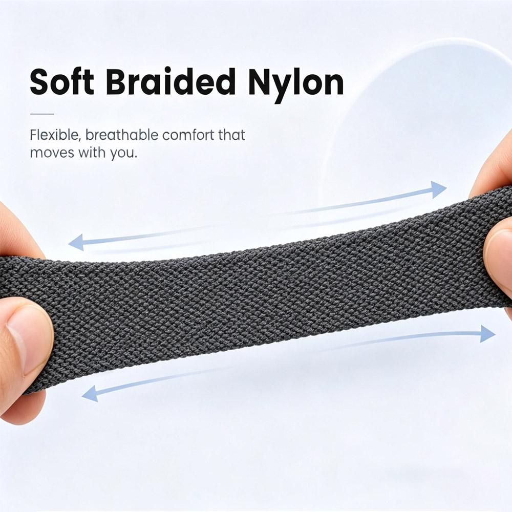 Magnetic Nylon Loop Strap for Google Fitbit Air Smartwatch Accessories Sport Breathable Pulseira Bracelet Correa Fitbit Air Band 3
