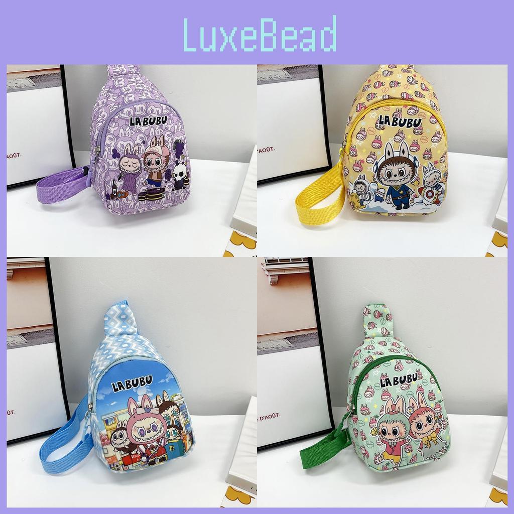 Stylish Children's Sling Bag With Fun Cartoon Prints For Daily Use And School