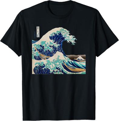 De Grote Golf van Kanagawa. Hokusai Grote Golf bij Kanagawa T-shirt