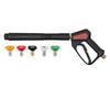 High-Pressure Water Gun 5800 PSI with Extension Rod and Multi-Function Long/Short Gun Options