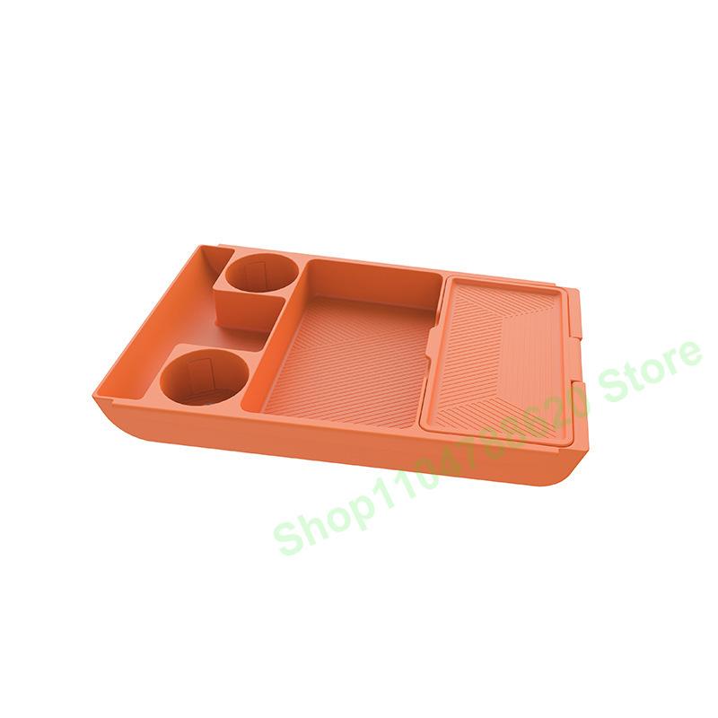 For Lynk & Co 900 2025 Car Central Control Lower Layer Silicone Storage Box Interior Accessories Organizer Decoration