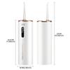 Portable Dental Water Flosser Oral Irrigator USB Rechargeable Water Floss Jet Tooth Cleaner IPX6 280ml Mouth Washing Machine