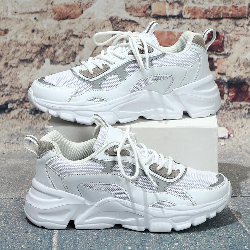 Four Seasons Platform Daddy Shoes Breathable and Comfortable Casual Sports Shoes Outdoor Trendy Shoes