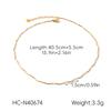 Handmade chain jewelry necklace for women, unique versatile clavicle chain, light luxury niche titanium steel neck ornament