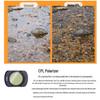 UV Black Soft ND Light Reduction CPL Polarizing Portrait Filter for DJI Osmo Pocket 3/4 Action Camera