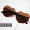 Candy Color Heart Shape Ocean Personality Frameless Children's Sunglasses Fashion Candy Love Sunglasses