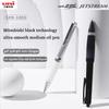 Penna gel metallica Mitsubishi SXN-1000, Penna a sfera originale uni JETSTREAM con inchiostro a bassissima frizione 0.7mm Impugnatura morbida in gomma A-Gel