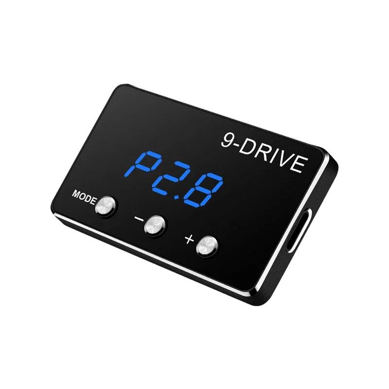 Car Electronic Accelerator Accelerator Neutral Black Frame Non-destructive Modification Power Boost 9-mode Throttle Controller чёрный