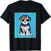 Yorkiepoo Porträtt Popkonst Yorkie Doodle Hund med Solglasögon Herr Dam Barn T-shirt