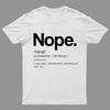 Nope Definition Geeky T-Shirt
