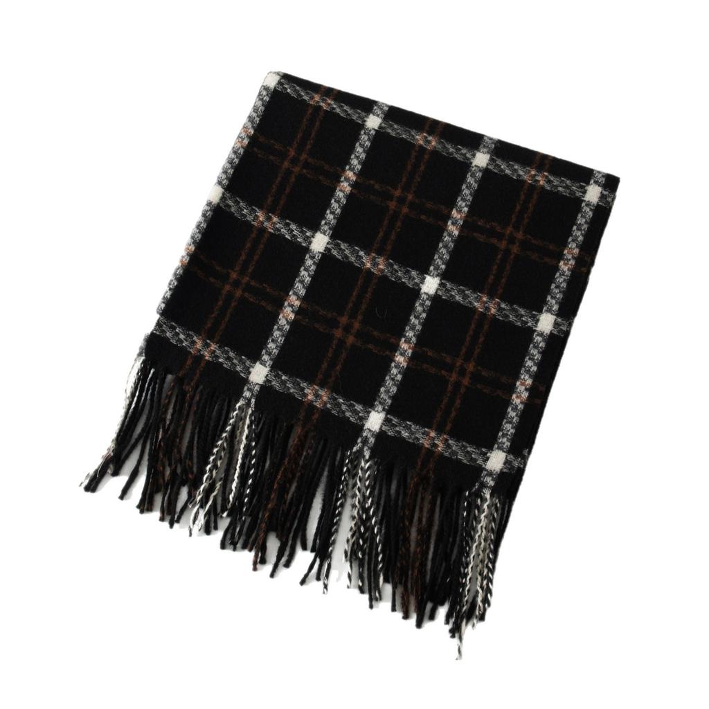 New Korean Sweet and Warm Imitation Cashmere Scarf Plaid Student Couple Winter Thickened Warm Long Scarf