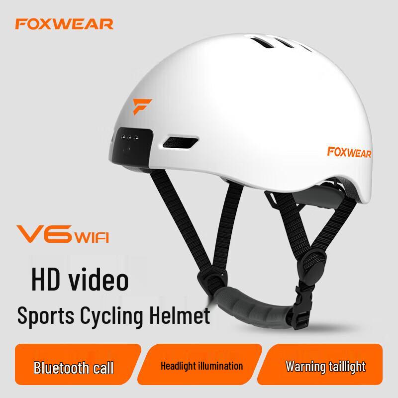 FOXWEAR V6WIFI Smart Cycling Helmet with Camera (CN Version)