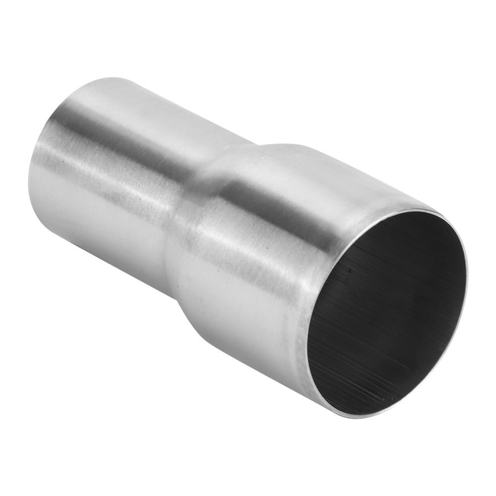Stainless Steel Exhaust Pipe Connector Tube Adapter Reducer Modified Part