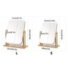 Makeup Mirror Standing Wooden Can Rotate 360 Degrees Generally Used In Dormitories And Homes Convenient To Use