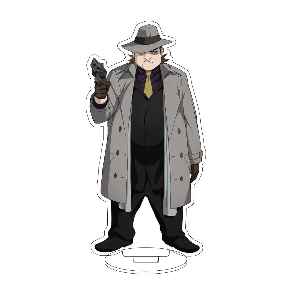 16CM Anime ONE PUNCH MAN  Acrylic Stand Ornaments  Saitama/Deep Sea King/Subterranean King Figure Stand Halloween Gifts