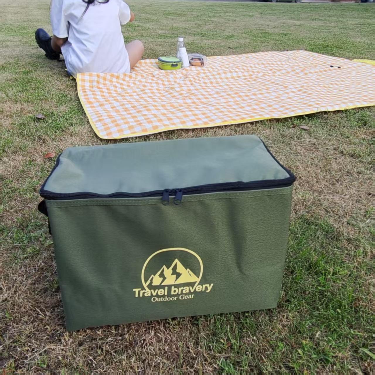 2026 Insulated Shoulder Back Outdoor Picnic Bag Thickened Waterproof Ice Pack Takeout Fresh Keeping Bag Insulated Box