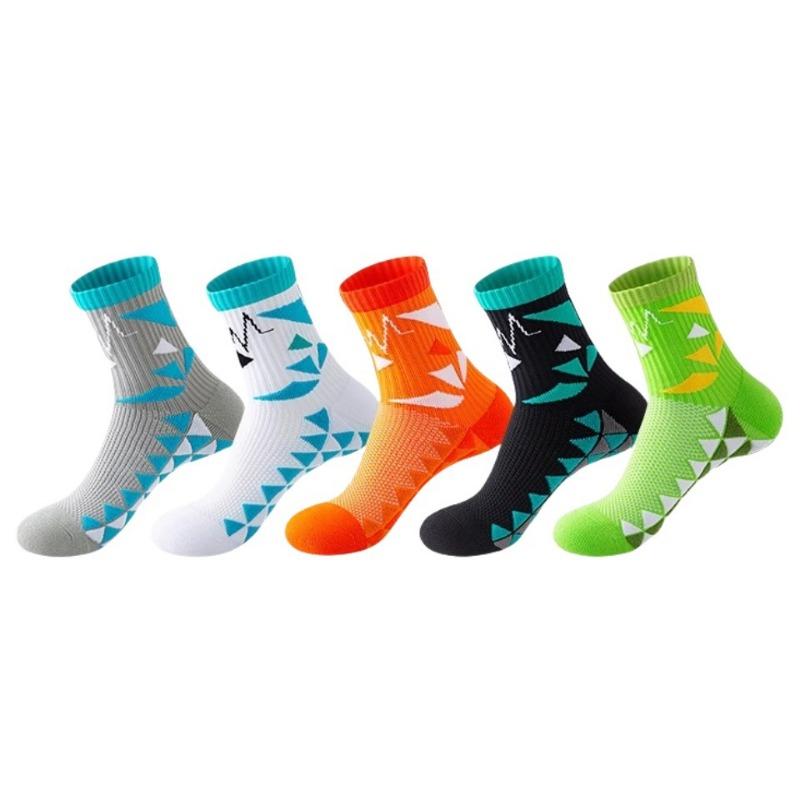 Marathon Running Socks for Men, Long Tubes, Summer Anti-odor Men's Sports Towels, Basketball Socks, Badminton Socks