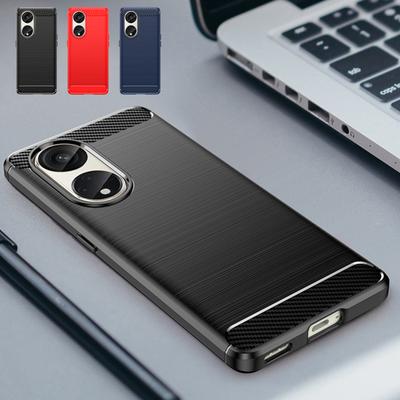 Para Capa para Reno 8T 5G OPPO Reno 8T Reno8 T 5G Capas Novo Bumper de Telefone Traseiro À Prova de Choque TPU Macio Fibra de Carbono Fundas Reno 8T 5G