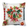 Green plants and flowers pattern series Digital printing short plush pillow covers for car sofa office cushion cover home goods