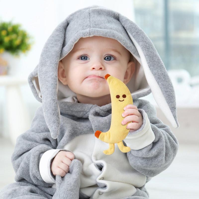 Baby Soothers For Sleep Soft Plush Food Toys Baby Stuffed Animals Baby Soother Baby Girl Toys Fruit Plush Baby Accessories