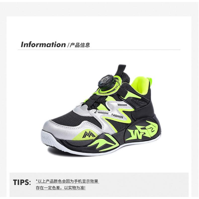 Boys Lightweight Breathable Mesh Running Shoes Fall Outdoor Activity Kids Sneakers Size 28-39