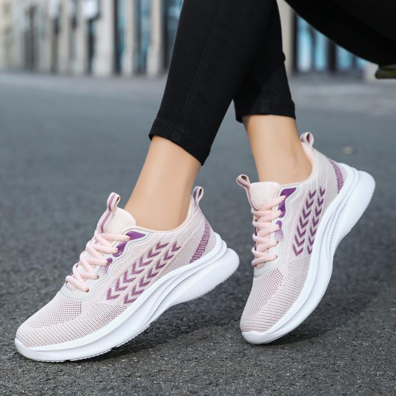Fashion Women's Shoe Platform Breathable Casual Fitness Comfortable Sports Shoes Thick Sole Wear-resistant Anti Slip Running Shoes