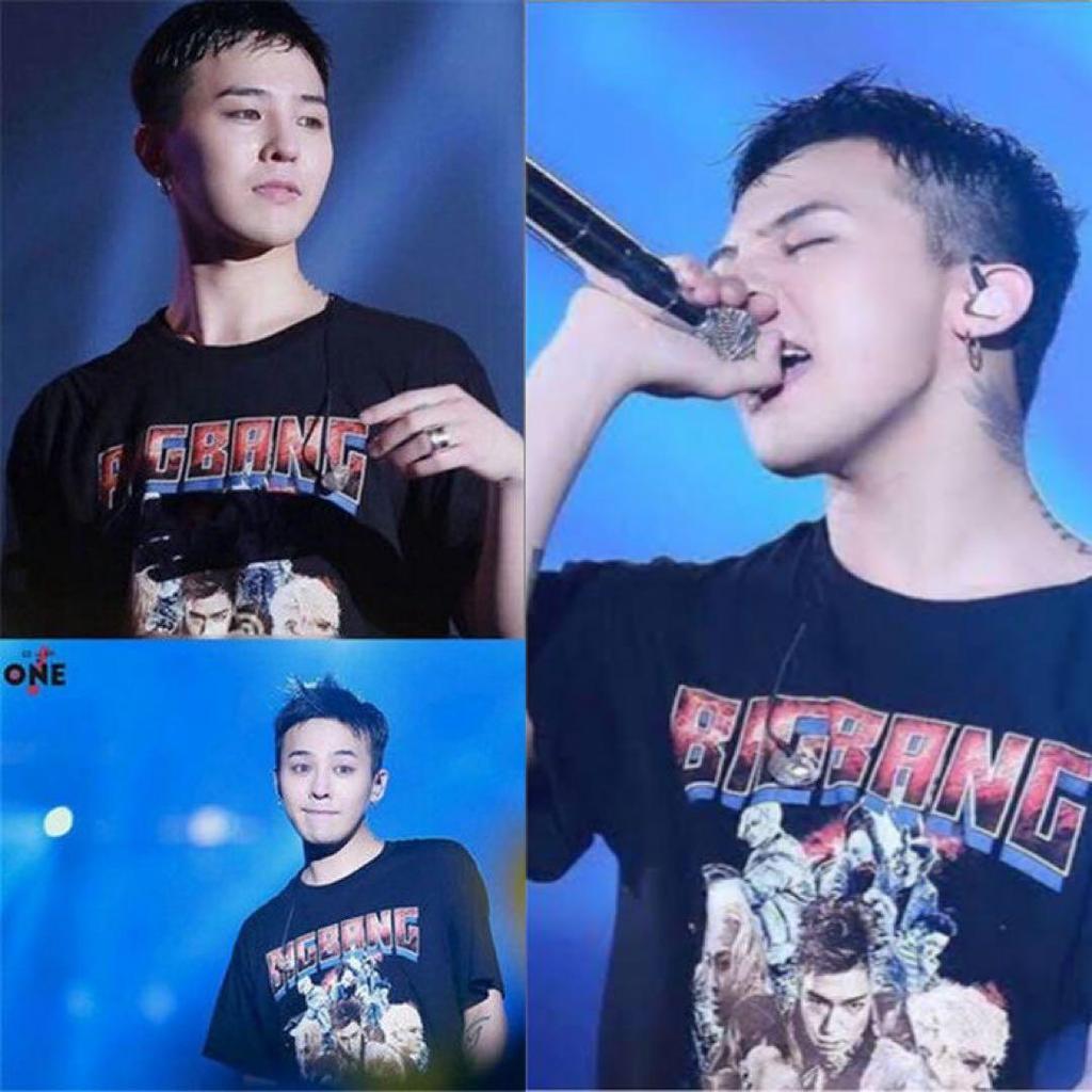 [USED] BIGBANG G-DRAGON's XL Long Sleeve Black Shirt