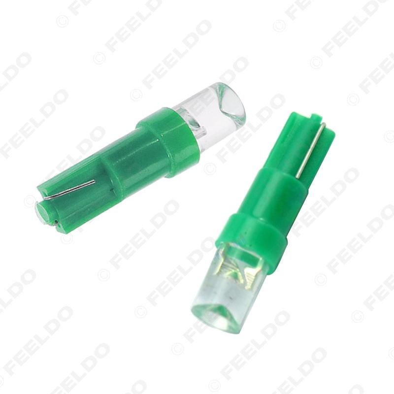 Popular Car LED Indicator Light T5: 1LED Instrument, Interior, License Plate Light, 5 Colors Available