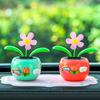 Swinging Sunflower Car Ornament - High-Temperature Resistant Interior Decoration