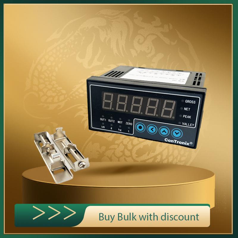2026 5 Size 0.05% F.S Spoke Weighing Sensor Pressure Transducer S-type Loadcell with Intelligent LED Display Meter For Industry