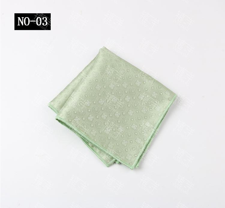 Men'S Handkerchief Square Towel Polyester Cashew Flower Suit Pocket Towel Dress Square Towel