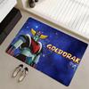 Felpudo Eco Franela Felpudo Antideslizante Inodoro Interior Suave Felpa Corta Alfombra de Piso Anime U-UFO Robot Goldrake