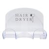 Hair Dryer Holder, Wall Mounted Hair Dryer Holder, No Drilling, Hair Tool   with Space Saving Design, for Bathroom