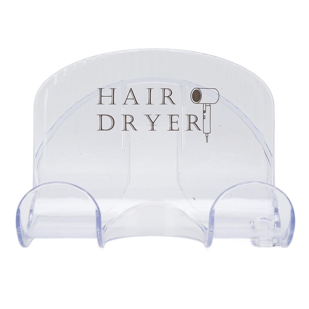 Hair Dryer Holder, Wall Mounted Hair Dryer Holder, No Drilling, Hair Tool with Space Saving Design, for Bathroom