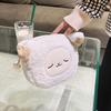 Cartoon Tier einzelne Umhängetasche Herbst Winter Plüsch süße Katze Bär Schaf verstellbare Frauen Mädchen Umhängetasche Messenger Bag Münzen Handytasche