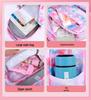 Korean Graffiti School Backpack Set: Waterproof, 3-Piece, Five-Pointed Star Design, Grades 1-6
