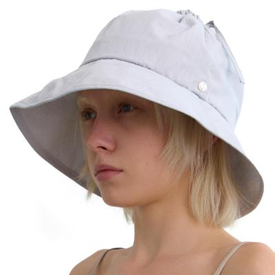 Nylon Cotton All Season Classic Outdoor Sun Protection Travel Beach Cap Unisex Basic Korean Fishing Bucket Hat Sky [UNDERCONTROL] (NC Blue)