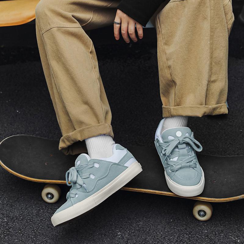 Autumn new couple niche design canvas board shoes bread casual trendy shoes