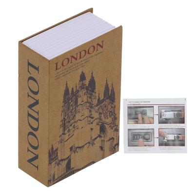 Mini schránka Bezpečnostná schránka Simulácia Schránka na peniaze v tvare knihy na uloženie dôležitých vecí