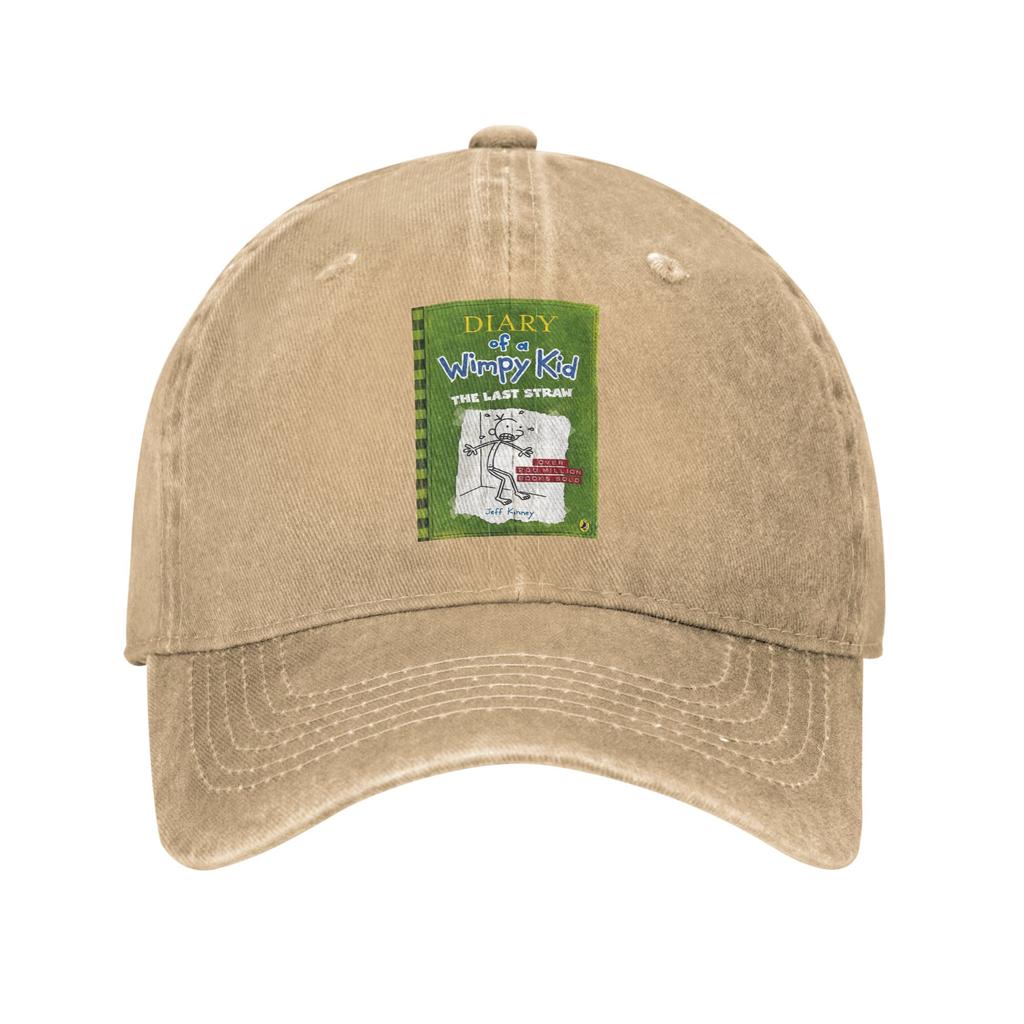 Diary of a Wimpy Kid The Last Straw cover Denim Cap Casual Baseball Caps Adjustable Hat Summer Unisex Baseball Hats