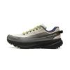 Li Ning Outdoor CF Tracing, Hiking Scenery Cushioning Reflective Rebound Low Top Hiking Shoes Unisex Black Gray AHTV041-2