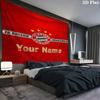Bayern Munich Fan Gear Custom Name Wall Tapestry Aesthetic Wall Hanging Printed Fabric Blanket Decorative Tapestries For Bedroom Living Room Home Deco