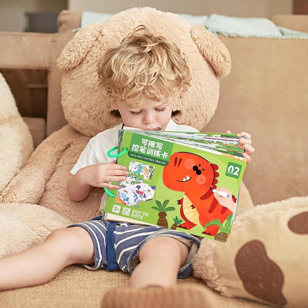 Handwriting Exercise Books Montessori Book for Kids Learning Activities Pen Control Training Early Educational Practice Copybook