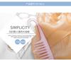 4pcs crystal plastic wide toothed comb hook handle toreduce hair loss hair salon dyeing styling brush Special for real hair wigs