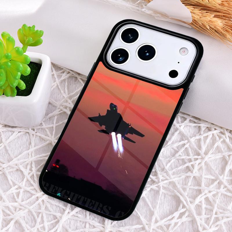 Fighter Planes Phone Case for iPhone 17 Air 16 15 11 12 14 13 Pro Max Shockproof Cover