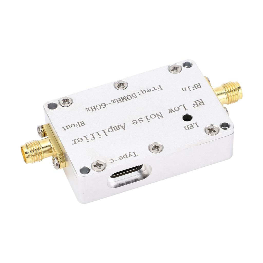 30dB Low Noise Receiving Module 50MHz 6GHz RF Switch Module Cover P VHF UHF S L C Bands 5V Single Power Supply