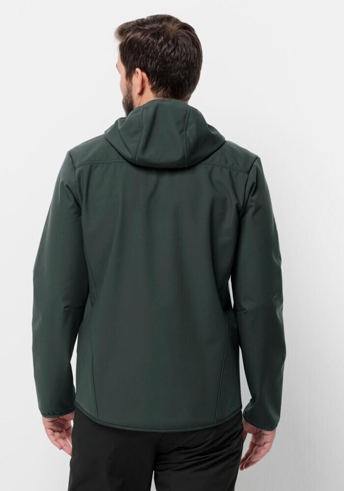 Куртка Jack Wolfskin Bornberg Hoody M черная олива/светлячок