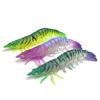 9.5cm 4.5g Soft Fishing Lure Hookless Prawn Fishing Bait Shrimp Fishing Lure  For Trout Fishing