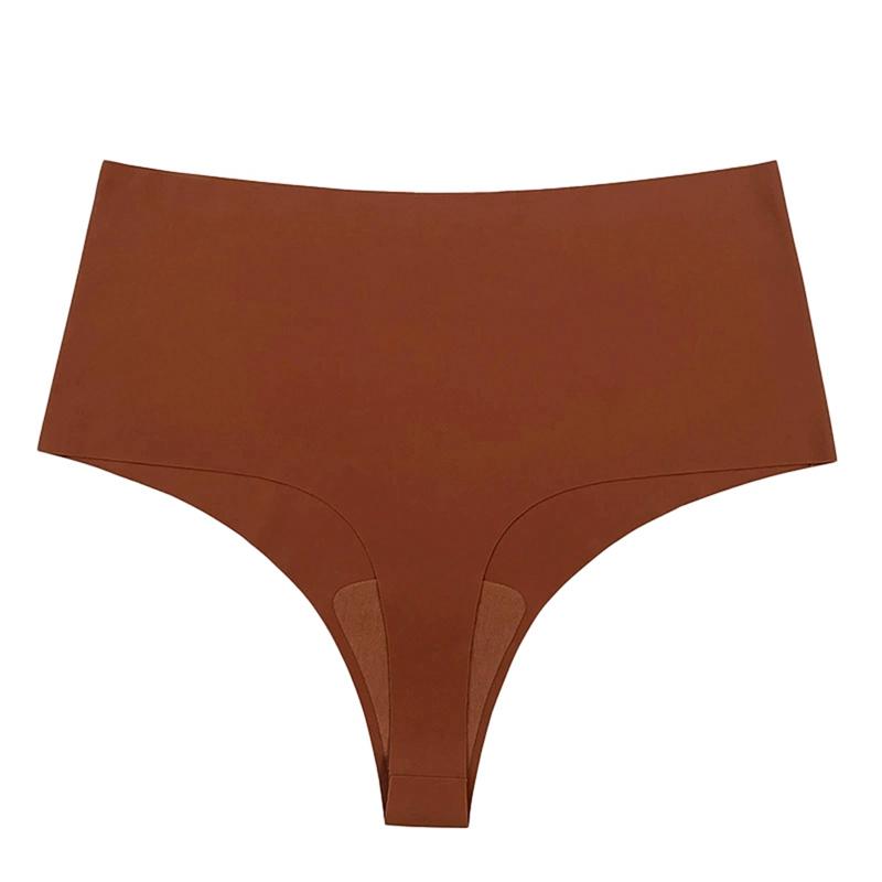 Женские дышащие трусики-стринги с высокой талией, быстросохнущие L