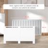 MDF Radiator Cover, Slats, Living Room, Bedroom, Hallway, 151.5 x 19 x 82 cm, White